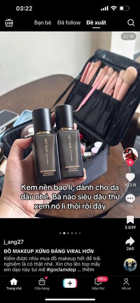 METYSUR Kem Nền Black Reishi Black Diamond #01 Trắng Ngà 35g