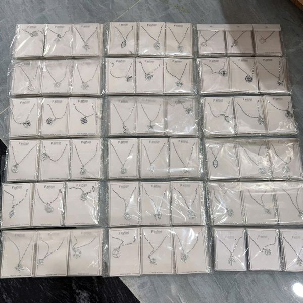 Set dây chuyền đính charm