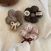 Scrunchies Hoa phồng màu vintage
