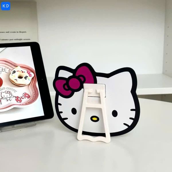 Gương để bàn kitty nơ ( kèm hộp đựng)