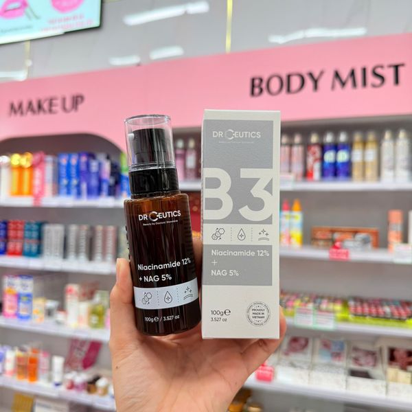 Tinh Chất Sáng Da, Se Khít Lỗ Chân Lông DrCeutics B3 Niacinamide 12% + NAG 5%  40g/ 100g