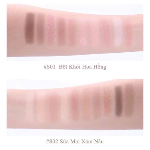 VEECCI Bảng Phấn Mắt 10 Ô #S01