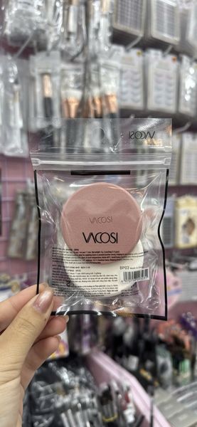 Bông Phấn Ướt Vacosi Tròn Nhỏ BP03 (Bịch 2 Cái) Small Disc Sponge - BP03