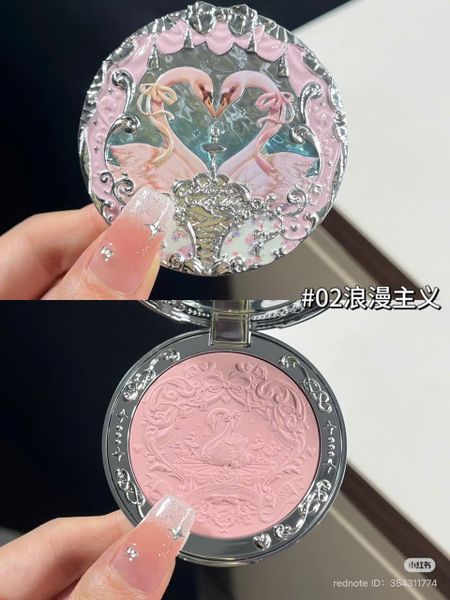 Phấn Má Hồng Flower Knows Swan Ballet - Thiên Nga Ba Lê - 02 Hồng Sữa