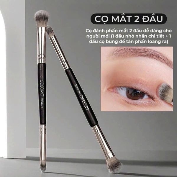 GECOMO Cọ Trang Điểm Mắt 2 Đầu #G1038