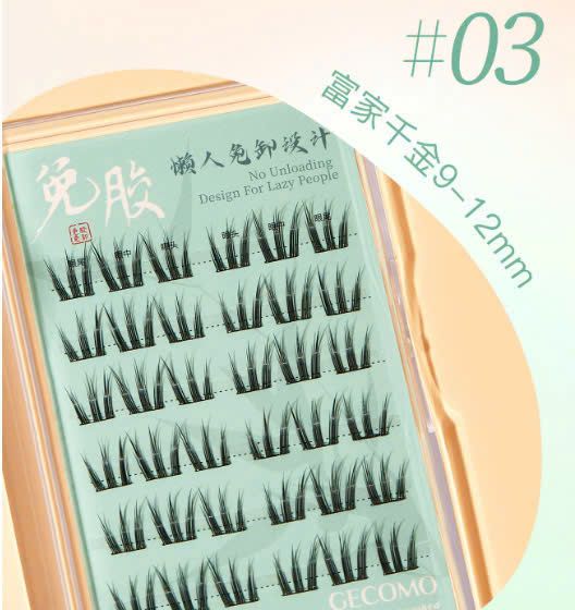 GECOMO Mi Giả Sẵn Keo 6 Hàng GECO2127