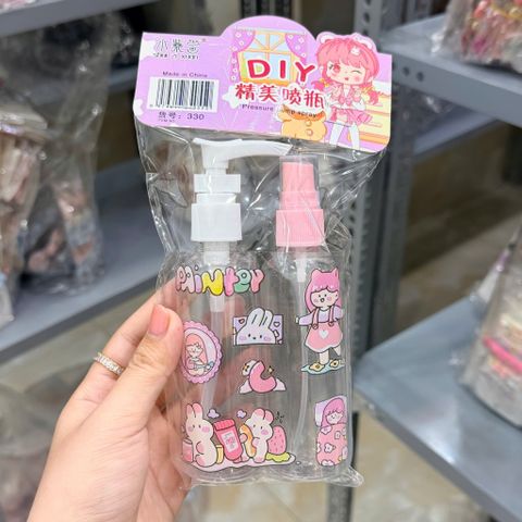 Set 2 chai chiết mỹ phẩm DIY