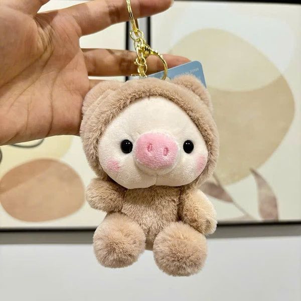 Móc khóa lợn đội mũ