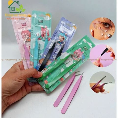 Set 2 nhíp my tag hoa gấu