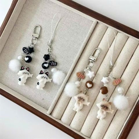 Móc khóa icon Mèo Cá Đôi