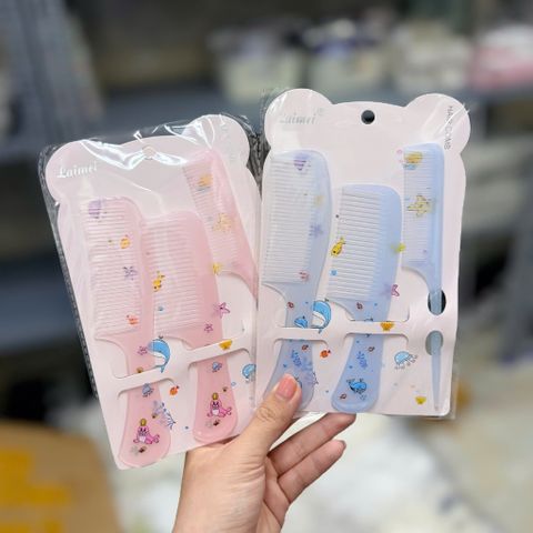 Set 3c lược nhựa