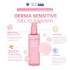 Gel rửa mặt dành cho da khô, nhạy cảm, da hỗn hợp, da dầu mụn Actidem Derma Sensitive/ Purifying Gel Cleanser 200ml
