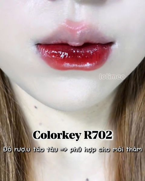Son Tint Gương Bóng Bền Màu, Lâu Trôi Colorkey Airy Lip Mirror Series 1.7g
