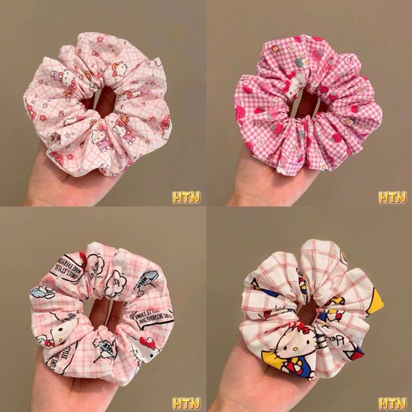 Scrunchies vải kitty