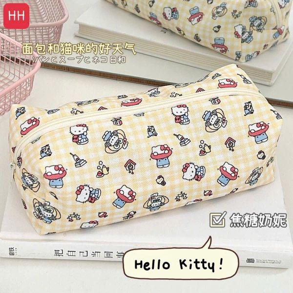 Túi đựng bút kitty vàng