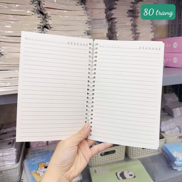 Sổ lò xo A5 - 80 Trang
