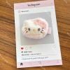 1 chiếc Kẹp kitty nơ hồng nhạt T1