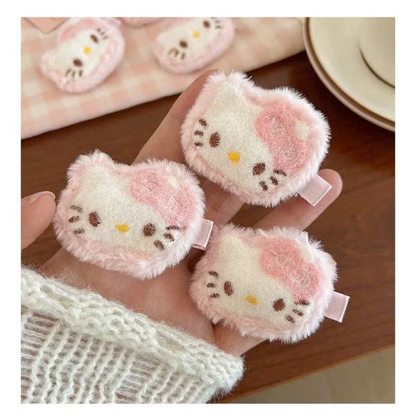 1 chiếc Kẹp kitty nơ hồng nhạt T1