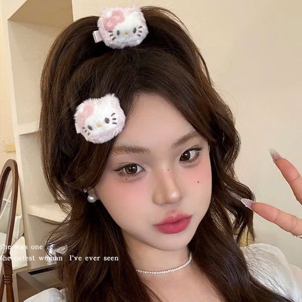 1 chiếc Kẹp kitty nơ hồng nhạt T1