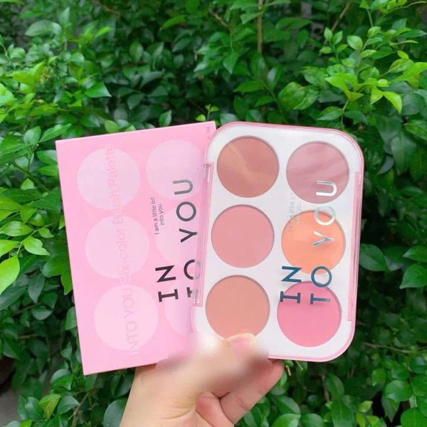 ( Công Ty) INTO YOU Six - Color Blush Palette Má Hồng 6 Ô