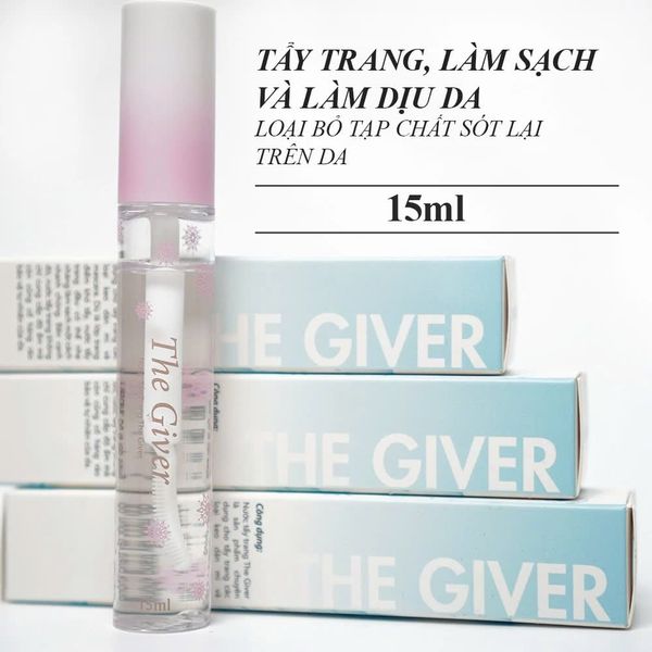 NƯỚC TẨY TRANG THE GIVER – TẨY SẠCH MỌI DẤU VẾT MASCARA & KEO DÁN MI