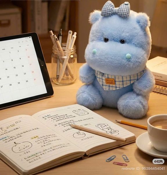 Hà mã phối phụ kiện 25cm