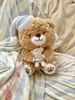 Teddy gấu ôm thỏ đội mũ - 40cm