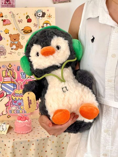 Chim cánh cụt đeo tai nghe 45cm