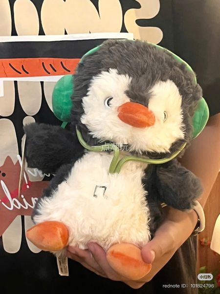 Chim cánh cụt đeo tai nghe 45cm
