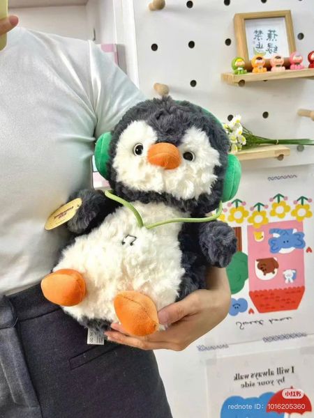 Chim cánh cụt đeo tai nghe 45cm