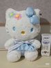 Hello kitty váy xanh đeo nơ xanh 45cm