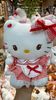 Hello Kitty váy kẻ nơ đỏ 45cm