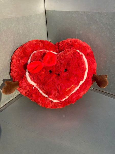 Hộp quà tim và Teddy thiệp 35cm