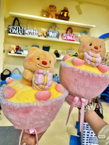 Bó hoa gấu quà tặng 35cm