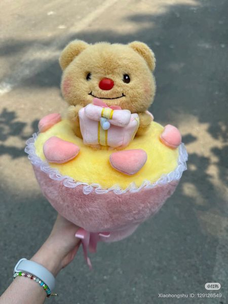 Bó hoa gấu quà tặng 35cm