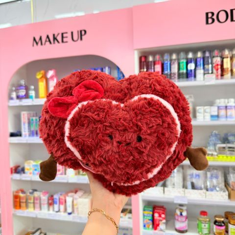 Hộp quà tim và Teddy thiệp 35cm