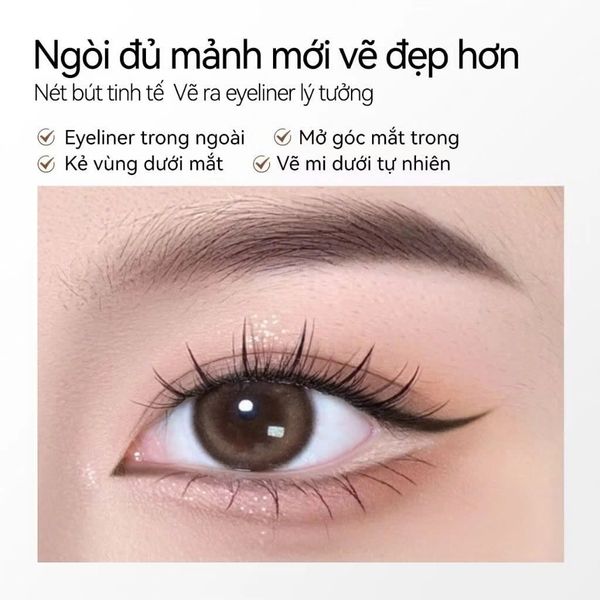 CARSLAN Bút Kẻ Mắt Siêu Mảnh - Lâu Trôi Slender Smooth Liquid Eyeliner