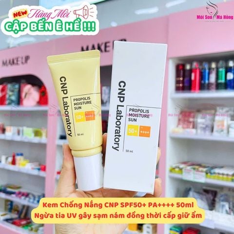 Kem Chống Nắng Keo Ong CNP Propolis Moisture Sun SPF50+ PA++++ 50mL