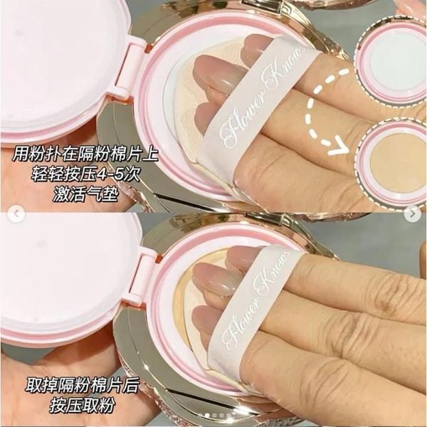 Phấn Nước + Vỏ Cushion Thỏ Bunny Garden Flower Knows