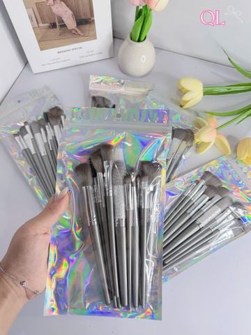 Bộ cọ xám túi zip 14 chi tiết