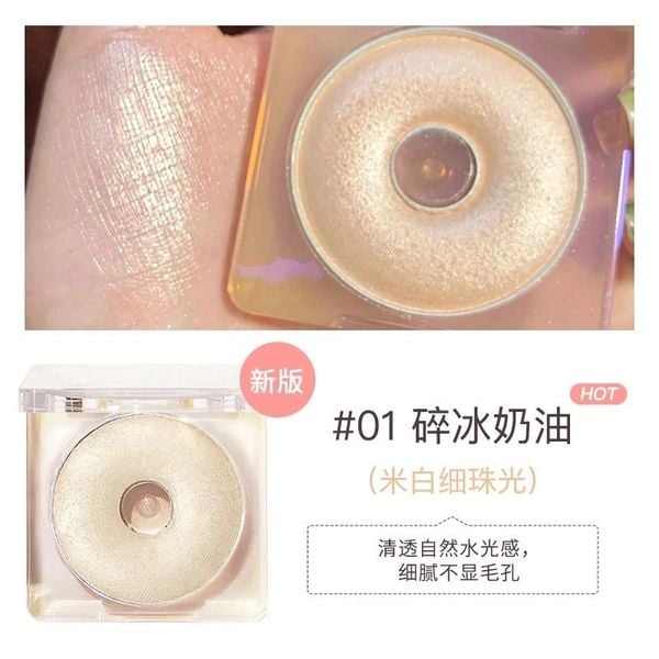 JUDYDOLL Phấn Bắt Sáng Màu Sắp Lấp Lánh Quyến Rũ Highlighting Powder - 01 Kem sáng