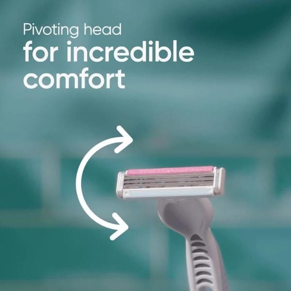 Dao Cạo Nữ Gillette Venus Daisy 3 Pro - Hộp 4 Cây