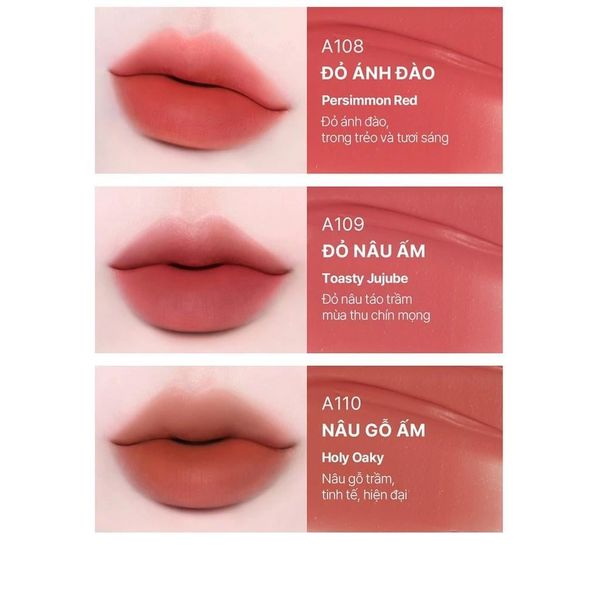 [MỚI] Son kem Black Rouge Air Fit Velvet Lite mềm mịn màu trendy - 4.2g