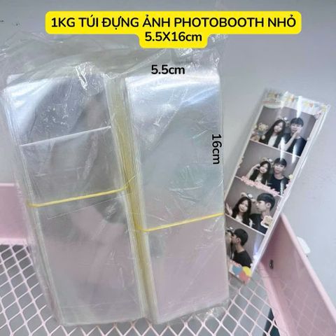 Túi trong suốt bọc đựng Photobooth kích thước 5,5x16cm và 10,5x16cm
