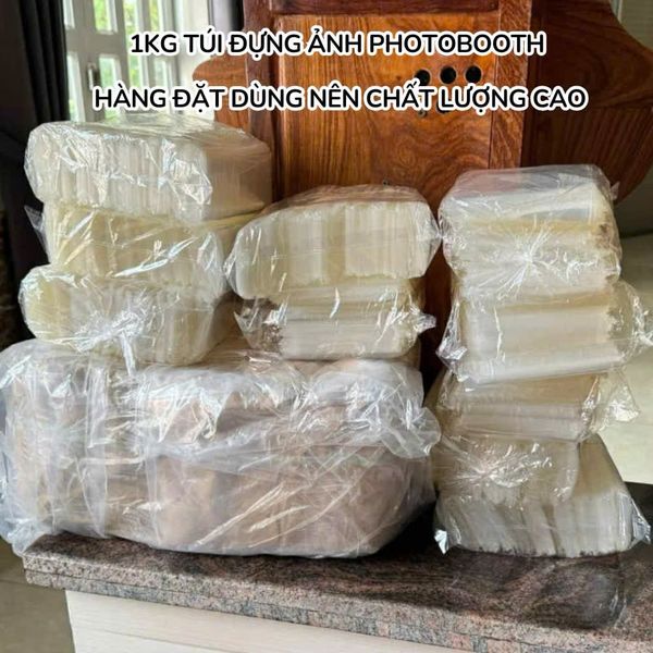 Túi trong suốt bọc đựng Photobooth kích thước 5,5x16cm và 10,5x16cm