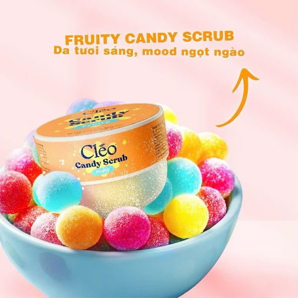 Cleo Tẩy da chết kẹo trái cây (Candy Fruity) 150g