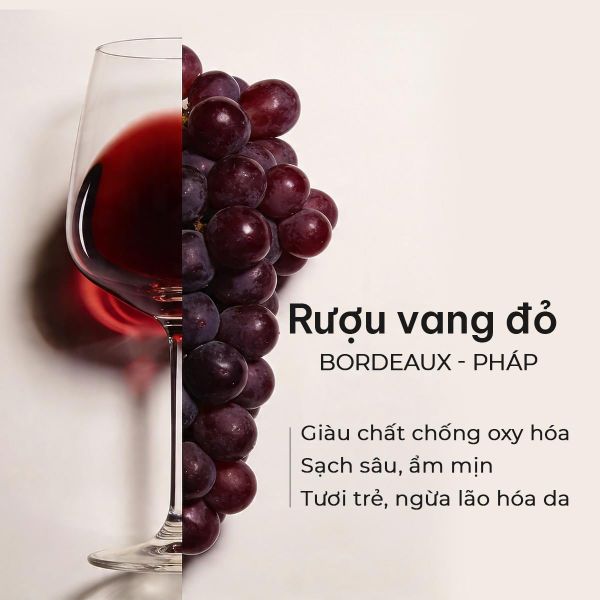 Sữa Tắm Thơm Sang Rượu Vang Đỏ Pháp NATUFRES French Chic