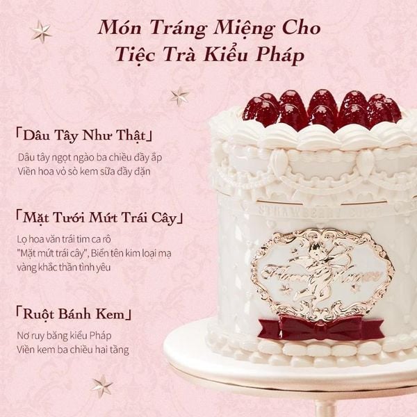Son bùn mịn Flower Knows Son kem Strawberry Cupid 5ml