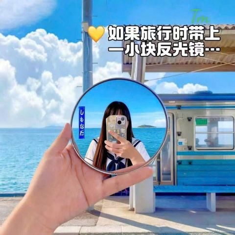 Gương selfie cầu lồi