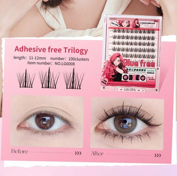 Life Girls Mi Giả Sẵn Keo 10 Hàng -  LIFE6008